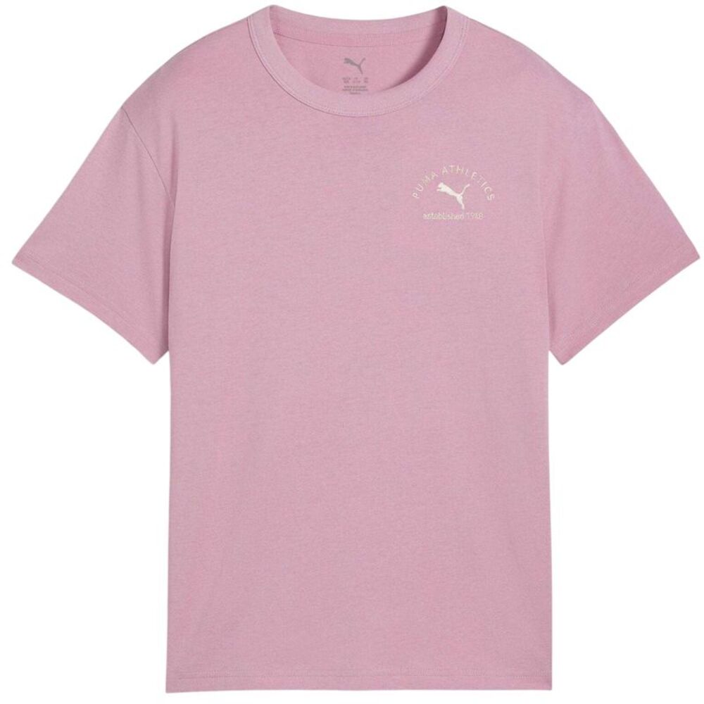 Puma Childrens/Kids Class Relaxed Fit T-Shirt / Pink